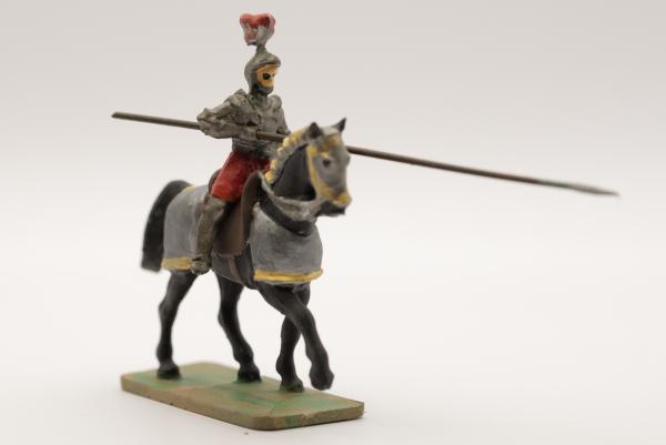 Landsknecht on horseback with lance